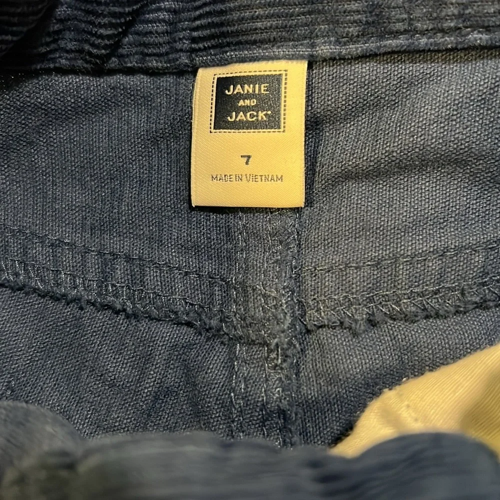 Janie and Jack -‎ size 7, navy blue corderoy pants